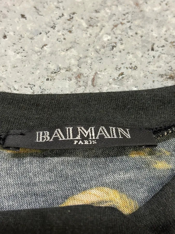 Balmain Gold & Black Signature Dynasty Sweater zSEVKXa 6