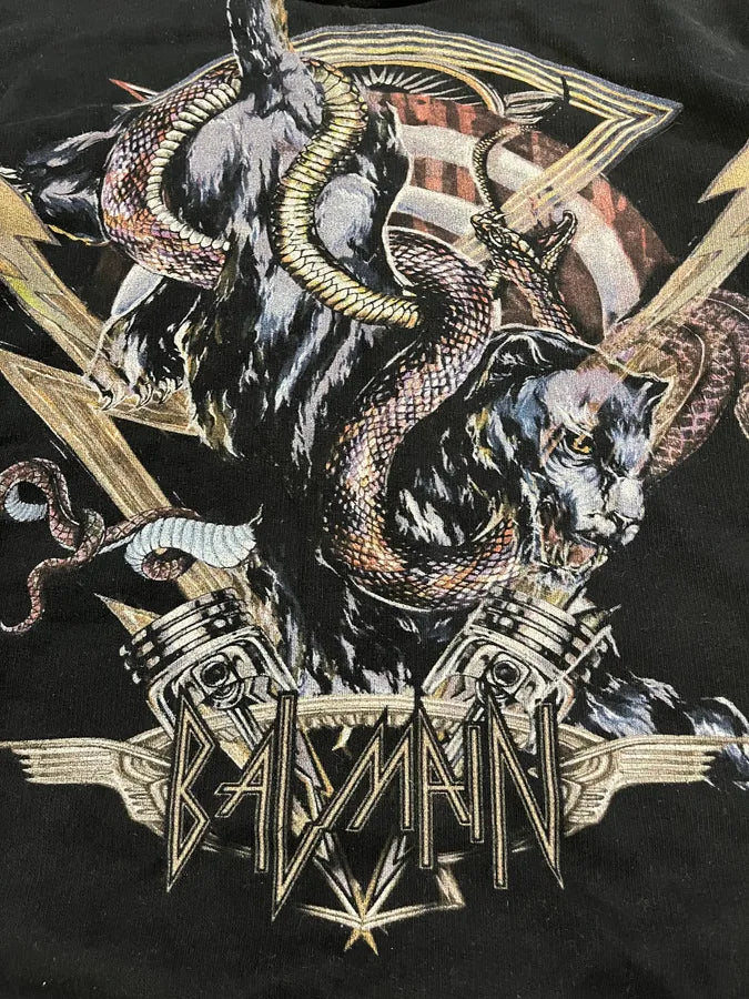 Balmain Graphic Crazy Animals Black Sweater bjsfCaj 6