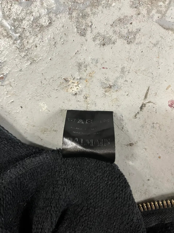 Balmain Graphic Crazy Animals Black Sweater bjsfCaj 8