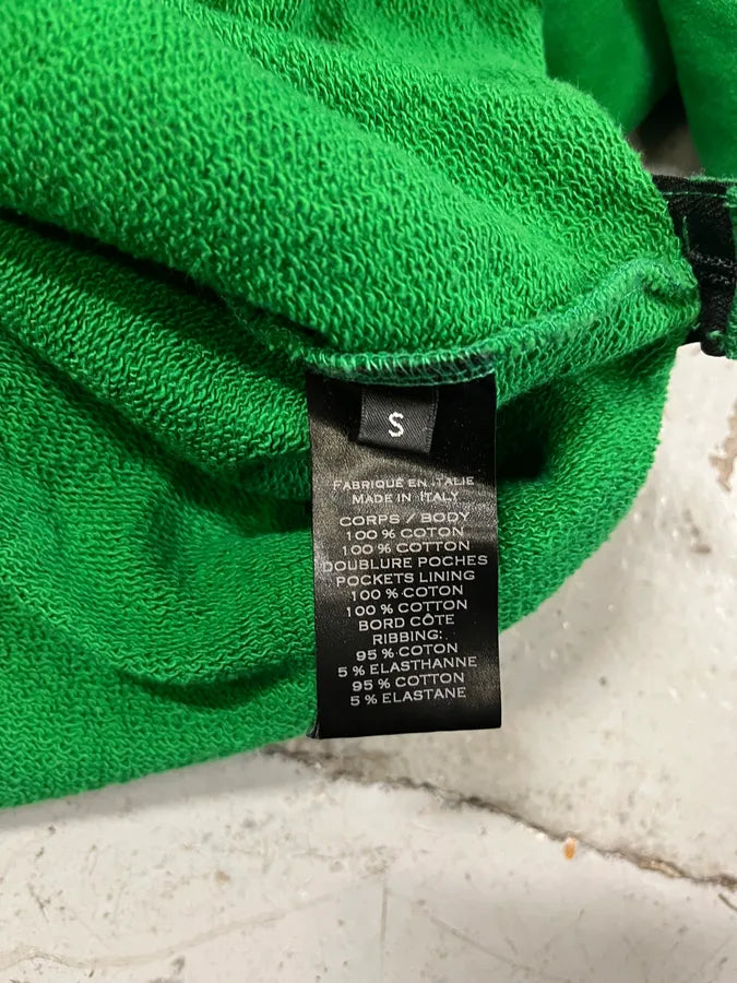 Balmain Green Side Zips Hoodie Sweater yGbUNSQ 9