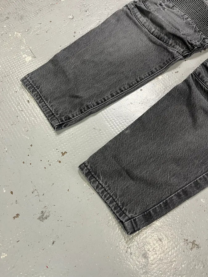 Balmain Grey Biker Denim Jeans qadhoxW 5