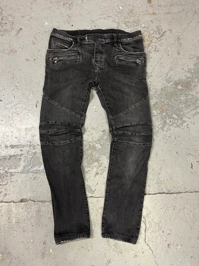 Balmain Grey Denim Jeans xrxbHOD 0