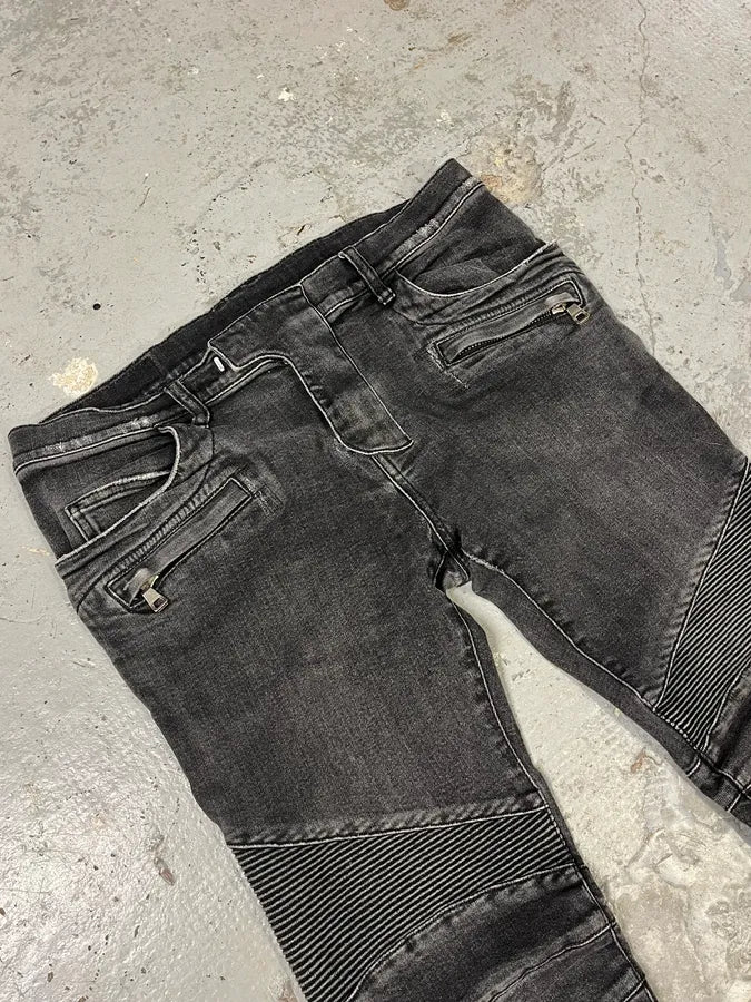 Balmain Grey Denim Jeans xrxbHOD 6
