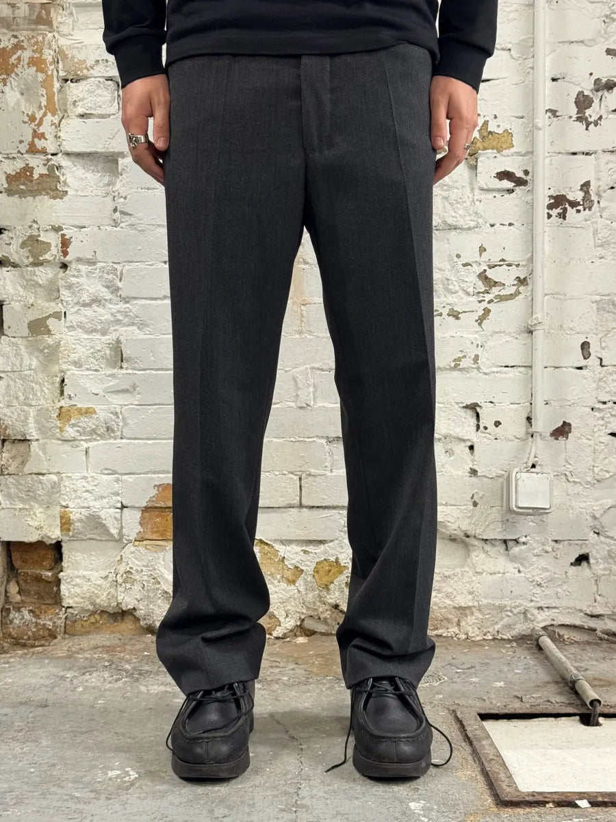 Balmain Grey Wool Classy Tailored Pants xXlADCR 0