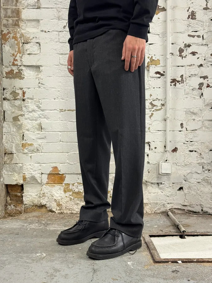 Balmain Grey Wool Classy Tailored Pants xXlADCR 1