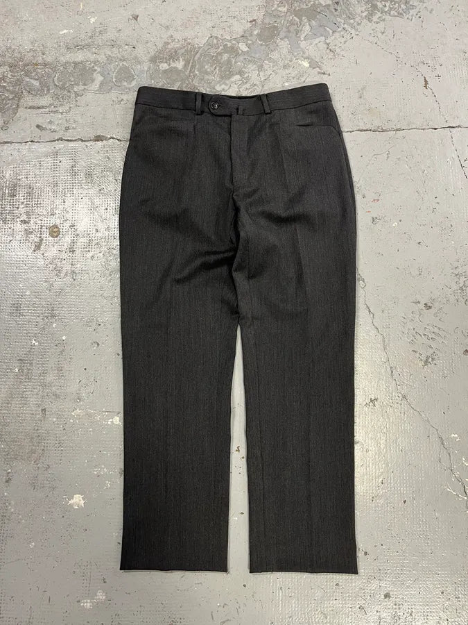 Balmain Grey Wool Classy Tailored Pants xXlADCR 3
