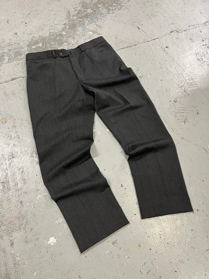 Balmain Grey Wool Classy Tailored Pants xXlADCR 4