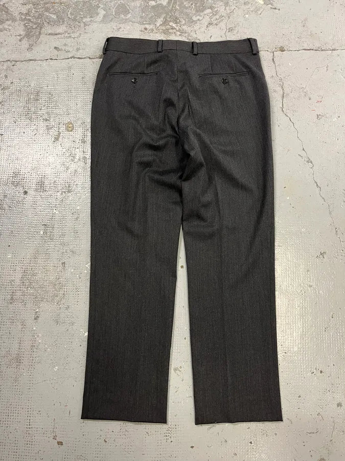 Balmain Grey Wool Classy Tailored Pants xXlADCR 7