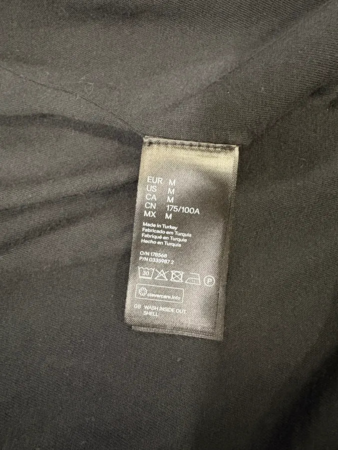 Balmain HM Black Hospin Multi Zips Avant-Garde Jacket (S) sZLdWqj 10