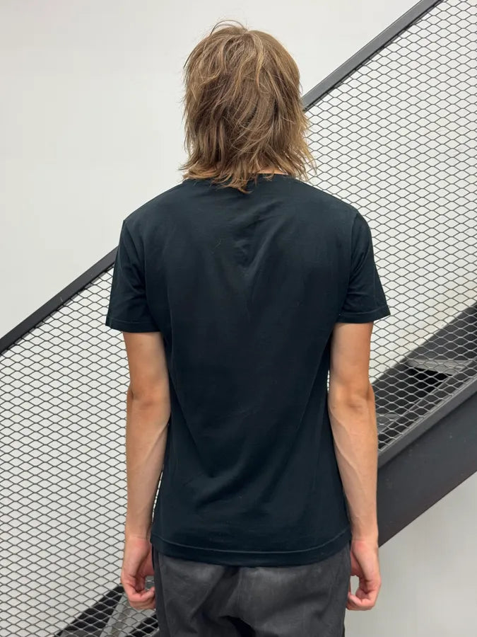 SS2015 Balmain Navy Native American T-Shirt PAvsqiI 2