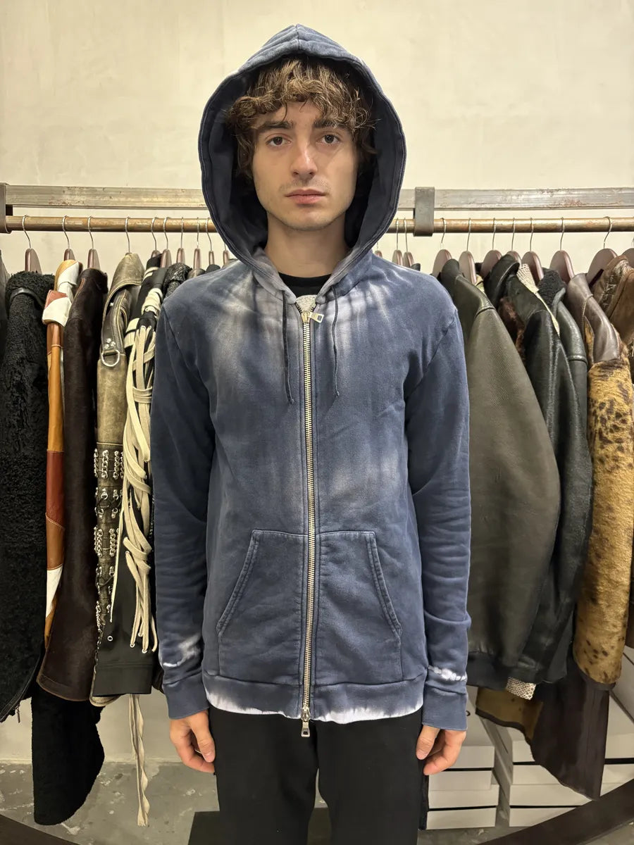 Balmain Navy Faded Dyed Effect Sweatshirt (S/M) TLuhDsv 2