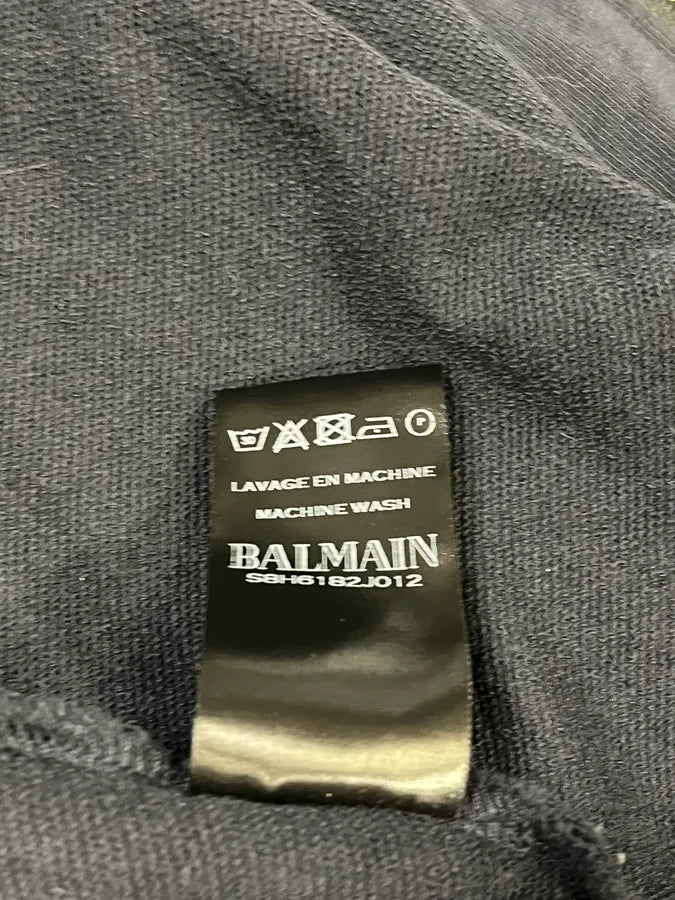 2010s Balmain Navy Multi Zips Zip-up Hoodie iLXOsBu 7