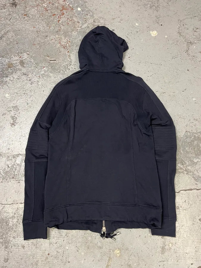 2010s Balmain Navy Multi Zips Zip-up Hoodie iLXOsBu 5