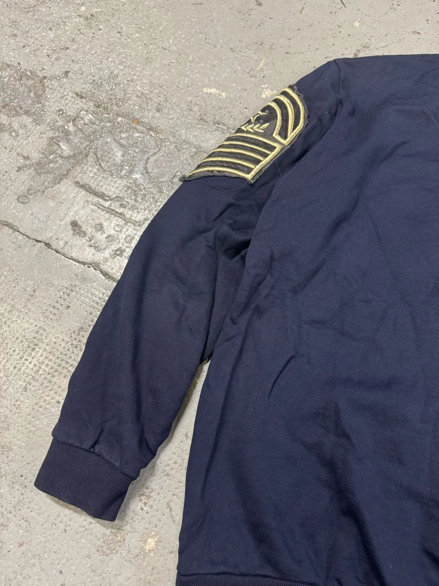 Balmain Navy Naval Captain Sweater FbLlyNK 4
