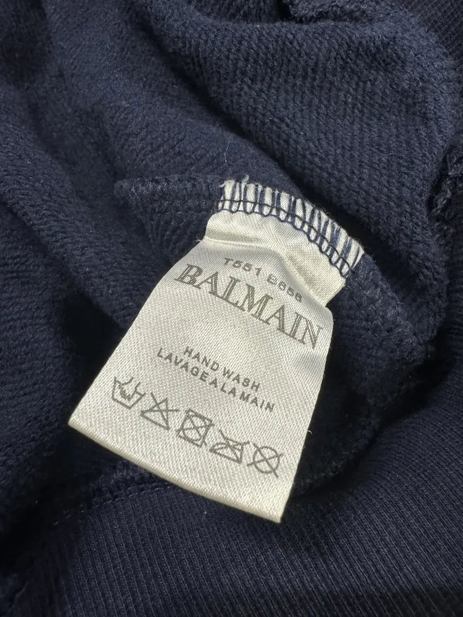 Balmain Navy Naval Captain Sweater FbLlyNK 8