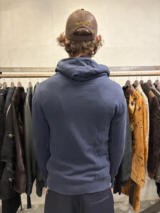 Balmain Navy Signature Icon Zip-up Sweatshirt (M/L) DVIPMuR 2
