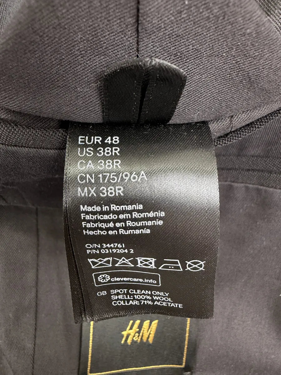 AW2015 Balmain H&M Wool Embroidered Officer Blazer Jacket IFPAaVh 10