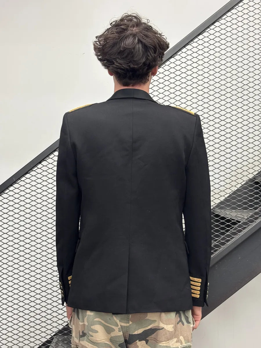AW2015 Balmain H&M Wool Embroidered Officer Blazer Jacket IFPAaVh 2
