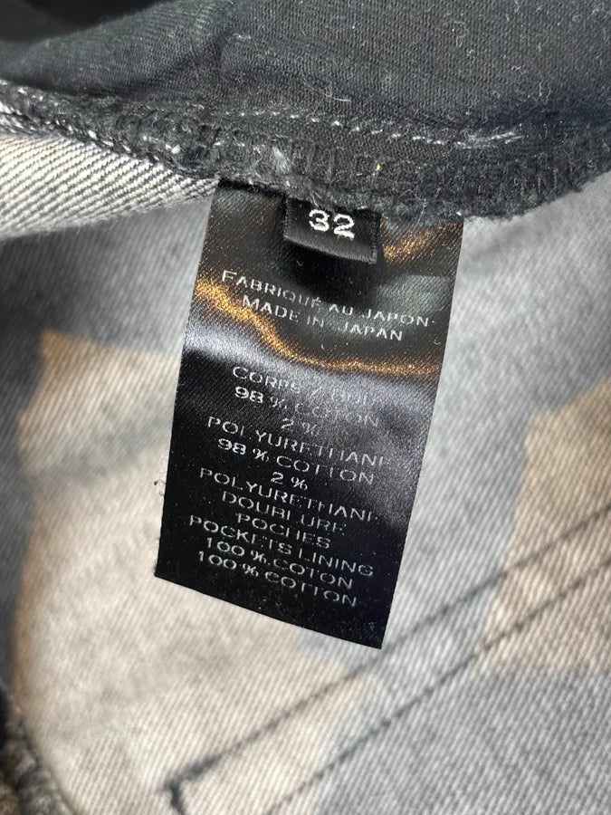 2010s Balmain Grey Japanese Distressed Biker Jeans  Cwfoork 10