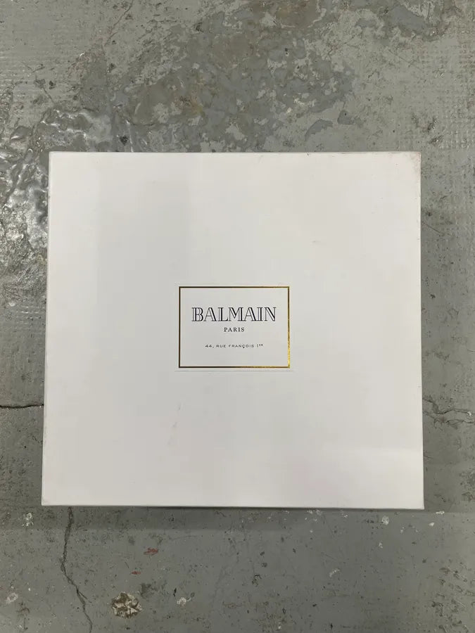 Balmain Premium Black Leather High Boots (45eu/us11) 10