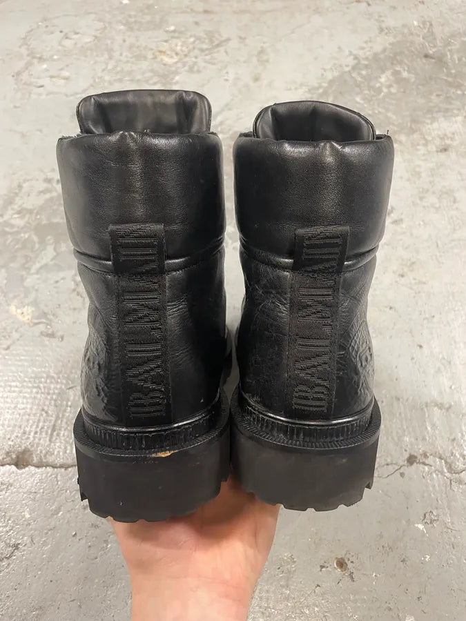 Balmain Premium Black Leather High Boots (45eu/us11) 8