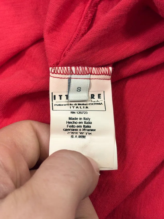 Balmain Red Tshirt QmQRrnE 8
