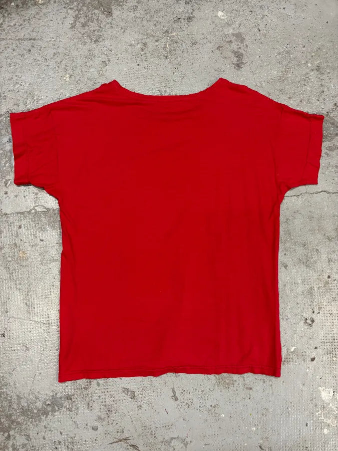 Balmain Red Tshirt QmQRrnE 5