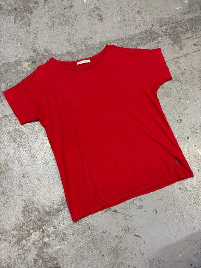 Balmain Red Tshirt QmQRrnE 3