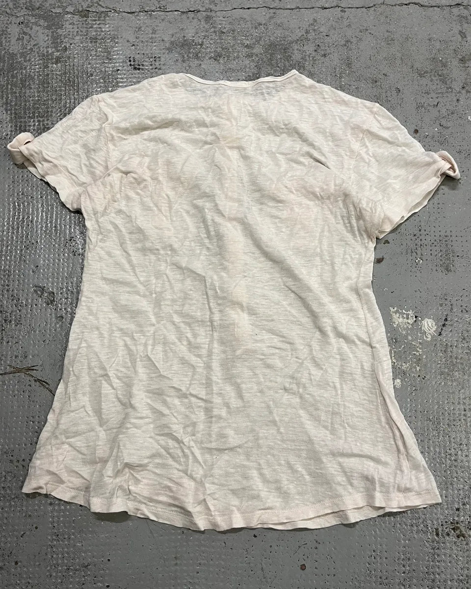 Balmain White Military Buttoned T-Shirt  nhrZuPr 7