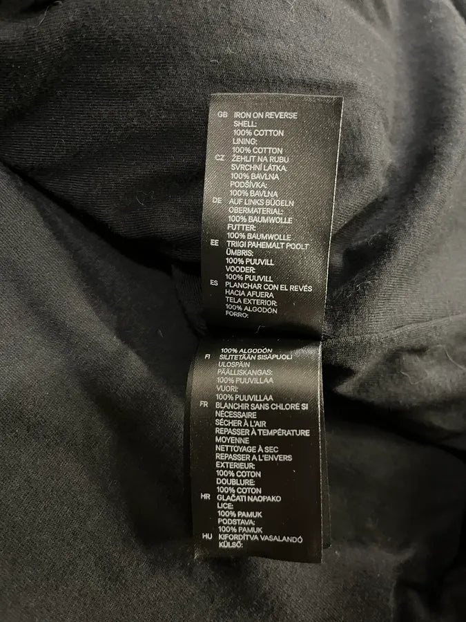 Balmain x H&M Black Padded Zip-Up Sweater (M) MwVUznm 8