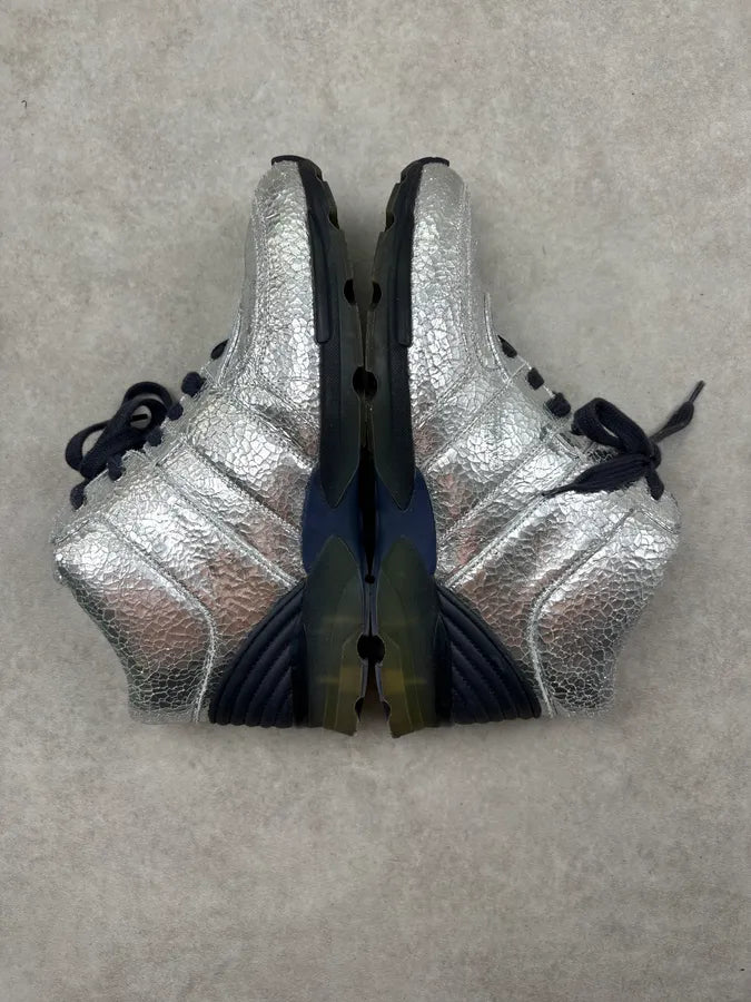Chanel Silver Grey Runners Sneakers LzqagVn 5