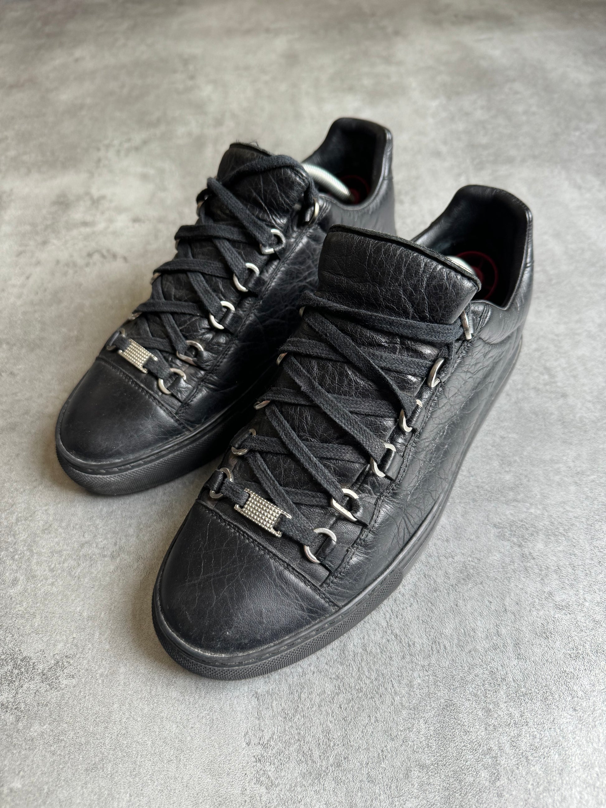 Balenciaga Arena Black Leather Low  (40,5) - 7