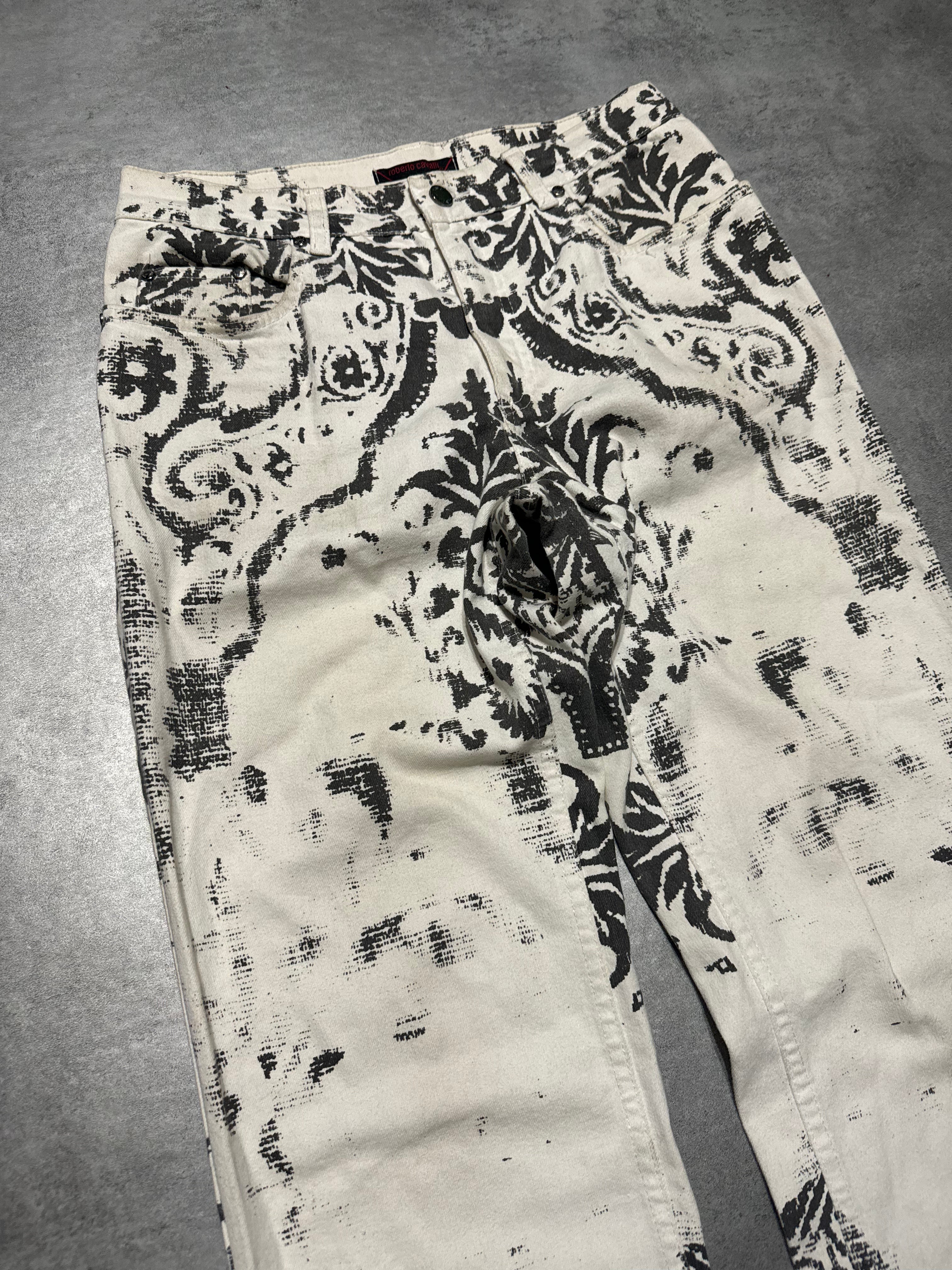 1990s Roberto Cavalli Royal Arabic Mozaic Pants (S) - 8