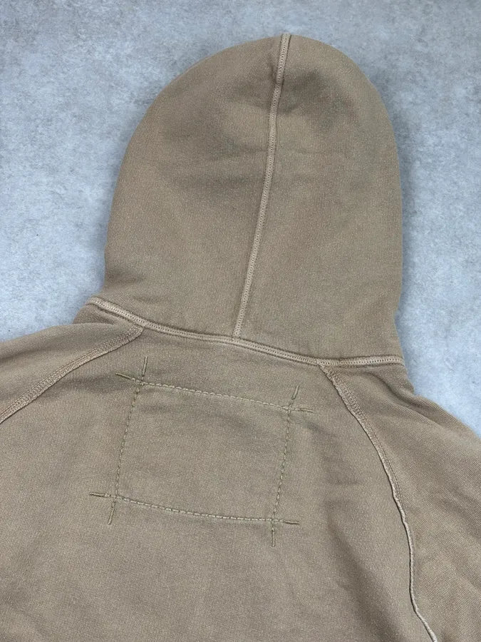 2010s Ralph Lauren Beige Graphic Hoodie zpleWQy 5