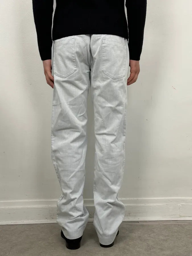 2000s Dolce & Gabbana Washed White Denim Jeans ZlvpCvu 2