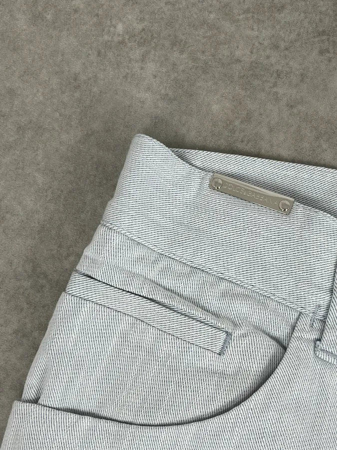 2000s Dolce & Gabbana Washed White Denim Jeans ZlvpCvu 8
