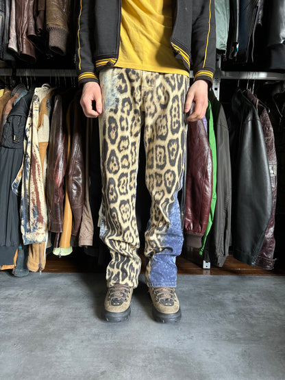 2000s Roberto Cavalli Jaguar Ocean Exploration Pants (M) - 2