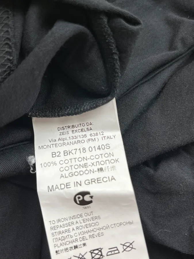 Bikkembergs Black Football Player Relief T-Shirt EBYTgHo 9