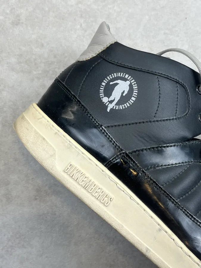 2010s Dirk Bikkembergs Black Leather High Sneakers IbDOpiw 7