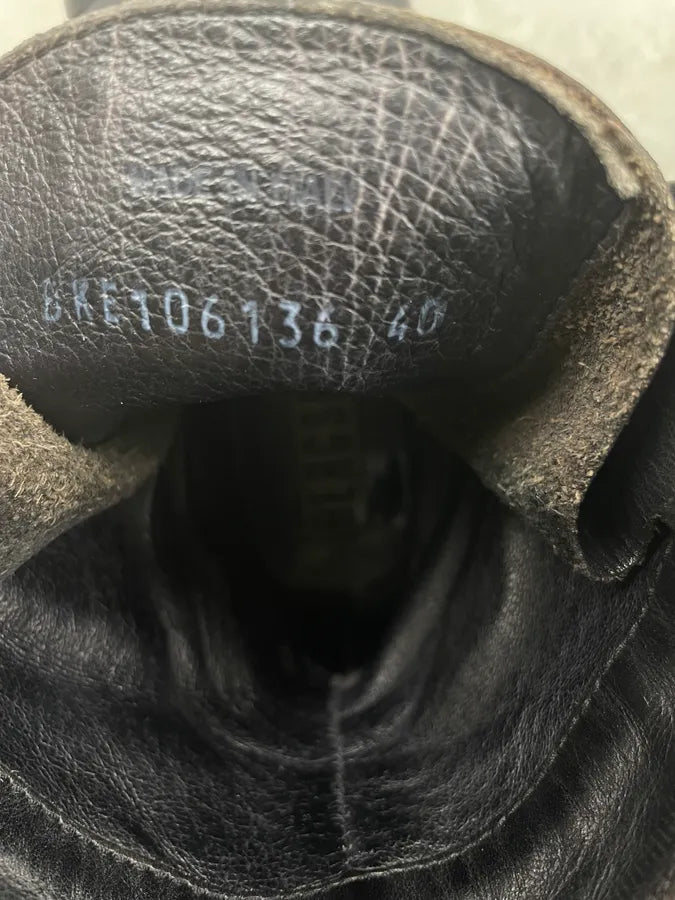 2000s Bikkembergs Black Leather Combat Boots zJzRvOV 9