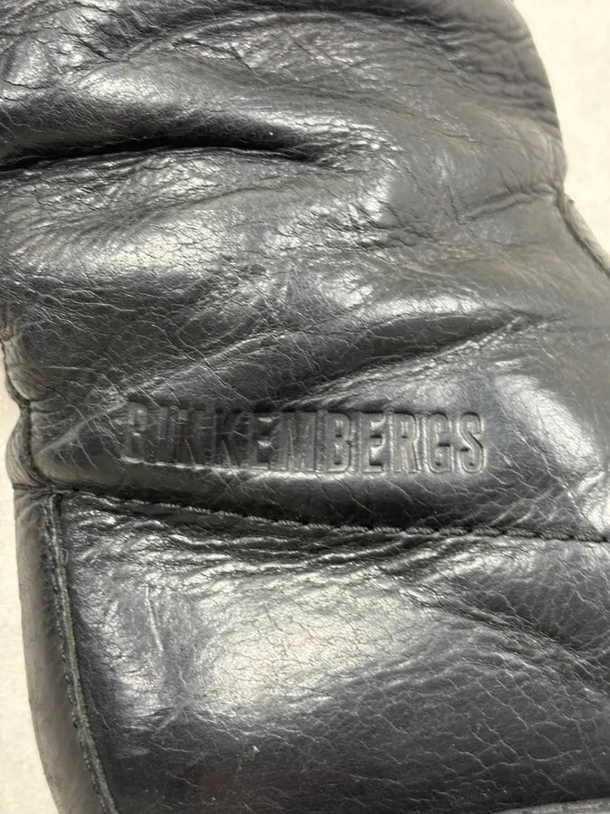Bikkembergs Black Leather Mid-Calf Boots guXwZFS 11