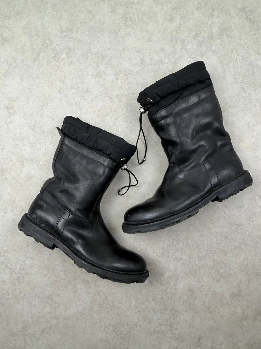Dirk Bikkembergs Black Leather Boots XckvBbj 3