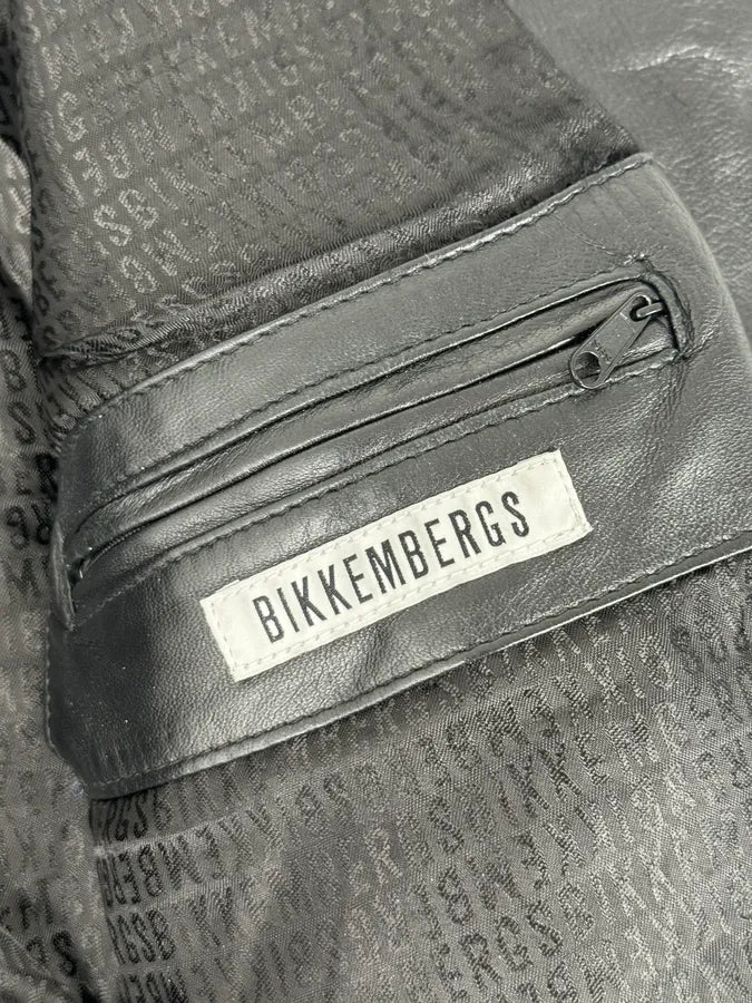 AW2007 Dirk Bikkembergs Black Ninja Quilted Leather Jacket RkKnyZT 9