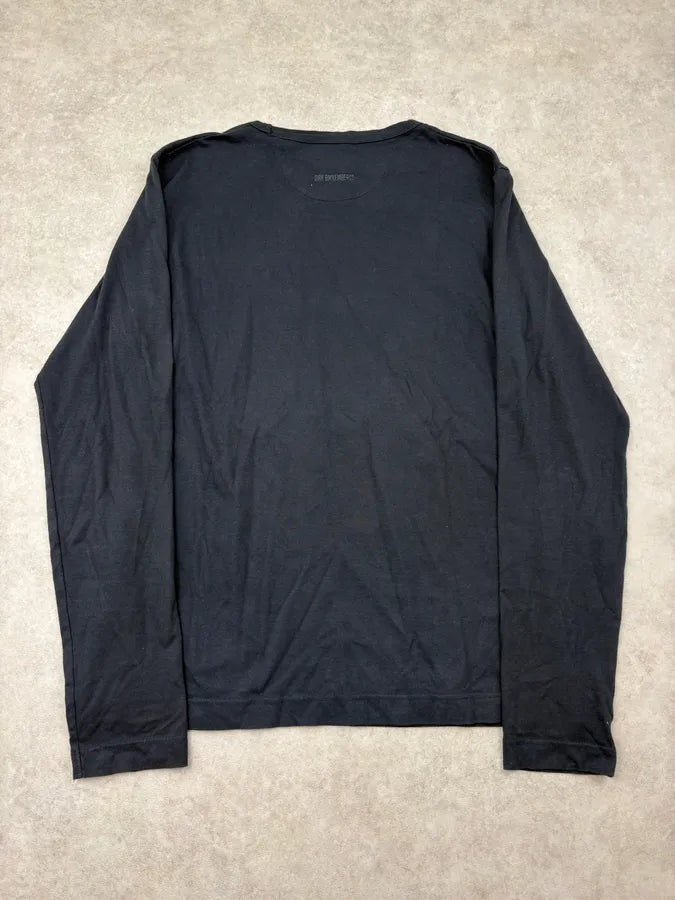 Dirk Bikkembergs Black Leopard Longsleeve T-Shirt vtAtnqe 5