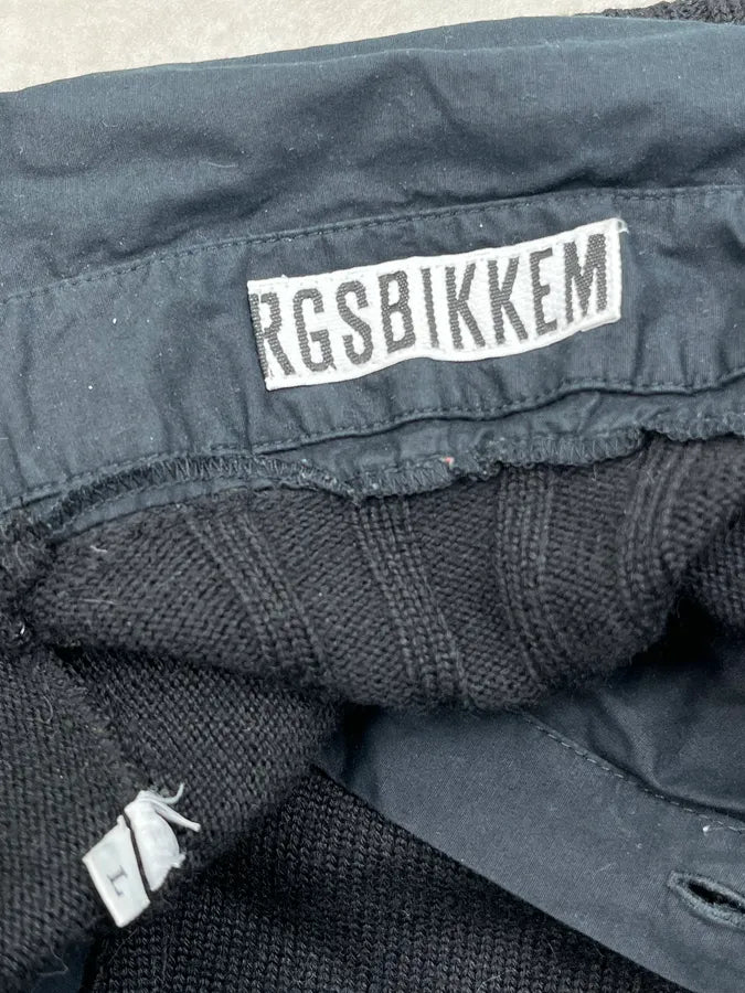 AW2007 Dirk Bikkembergs Black V-Neck Shirt Sweater CNNzQEi 8