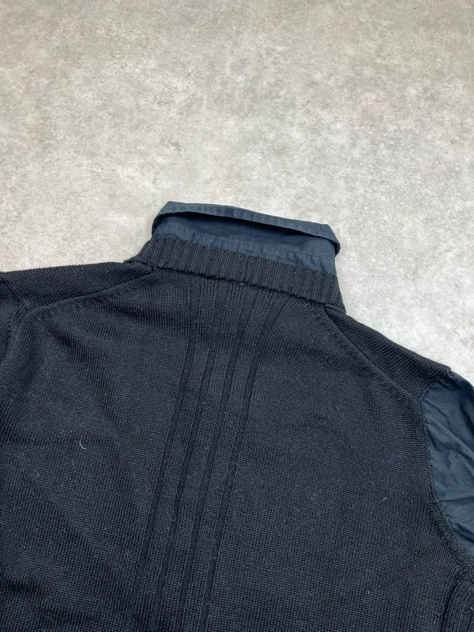 AW2007 Dirk Bikkembergs Black V-Neck Shirt Sweater CNNzQEi 6