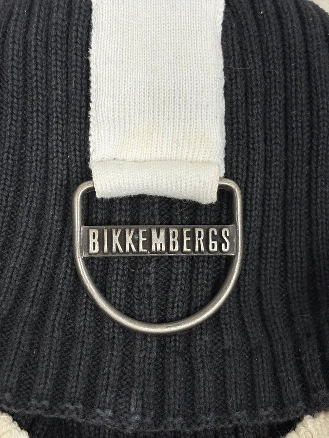 Bikkembergs Black Wool Ribbed Baseball Cap IJZVjka 5