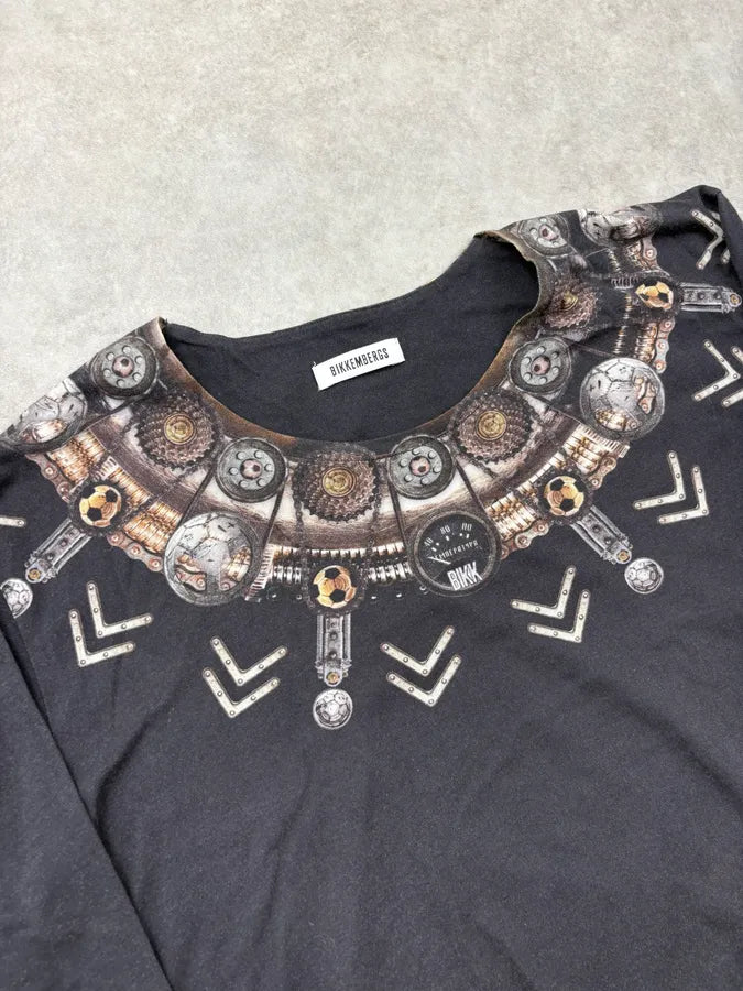 2010s Bikkembergs Grey Engineering Trompe L’Oeil Longsleeve  svOSkXy 4