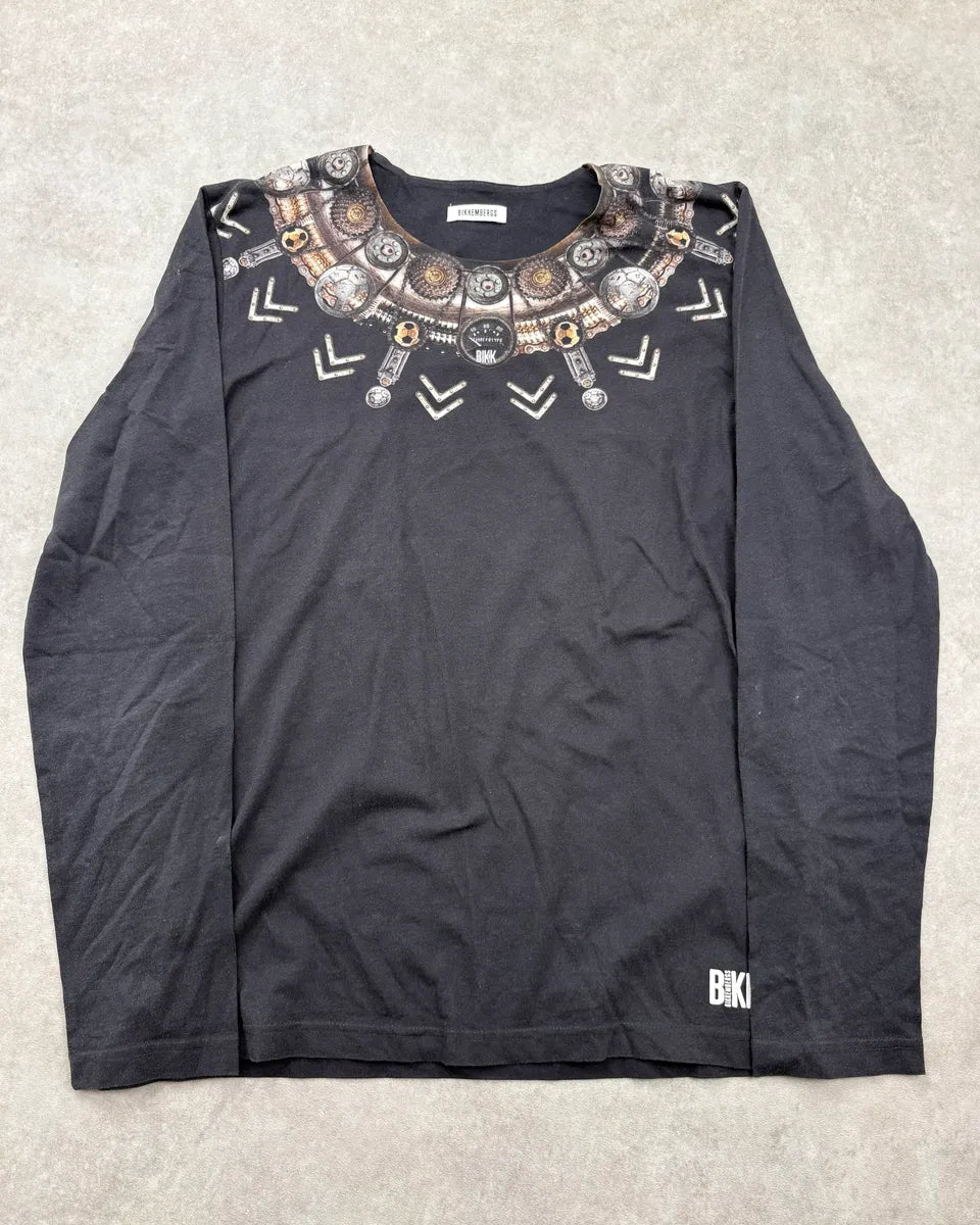 2010s Bikkembergs Grey Engineering Trompe L’Oeil Longsleeve  svOSkXy 0