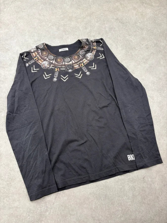 2010s Bikkembergs Grey Engineering Trompe L’Oeil Longsleeve  svOSkXy 3